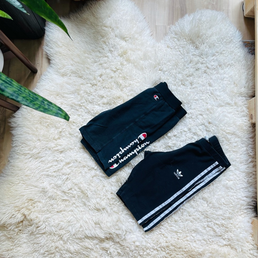 BUNDLE: Champion & Adidas Biker Short